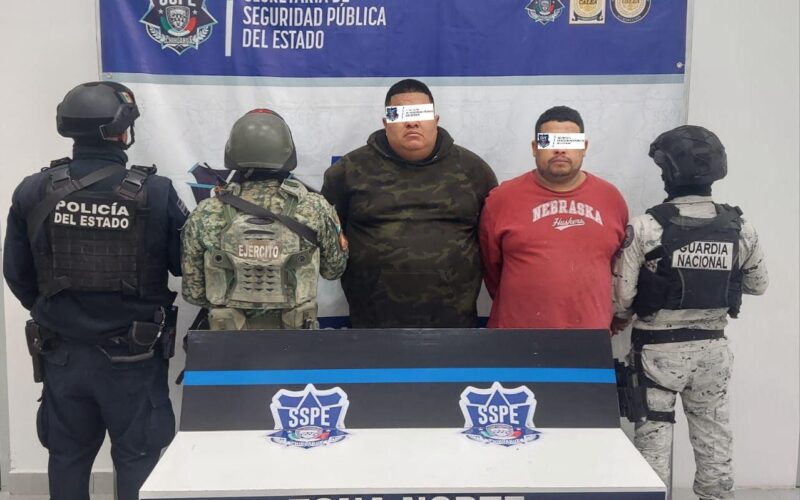 SSPE detiene a dos presuntos implicados en homicidio en Ciudad Juárez