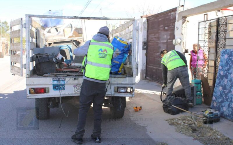 Anuncian calendario de recolección de tiliches en colonias de la ciudad