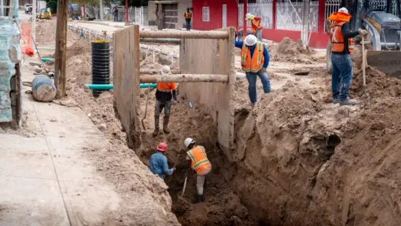 JMAS Avanza En La Reposición Del Colector Nadadores Para Beneficiar A Más De 100 Mil Juarenses