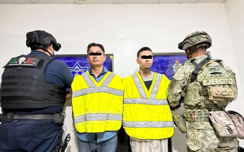 Detienen A Dos Hombres Con Cristal Durante Operativo Conjunto En Parajes De San Isidro