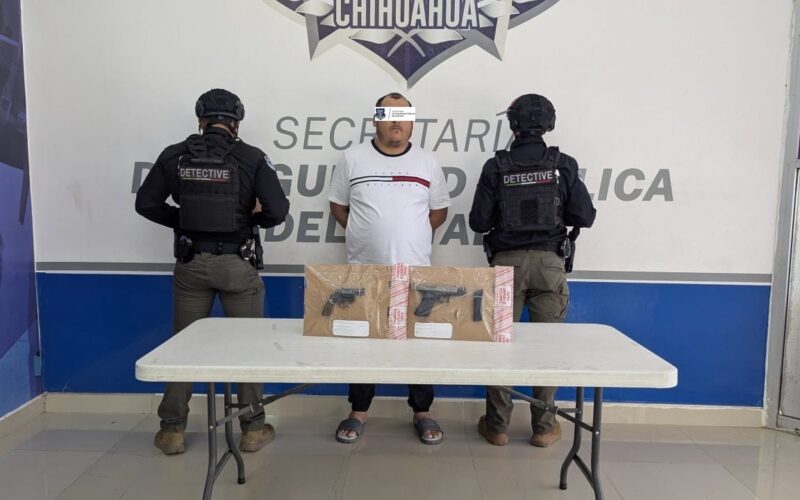 Cae presunto implicado en ataque armado; aseguran armas y vehículo tras operativo en Juárez