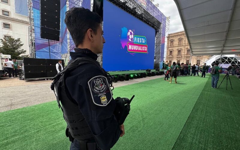 SSPE mantendrá operativo de seguridad durante el México vs Inglaterra; reforzará vigilancia en Plaza del Ángel y Glorieta Pancho Villa