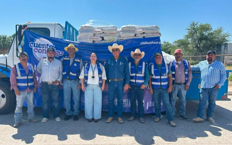Entrega Gobierno del Estado insumos agrícolas a productores de Juárez, Guadalupe y Práxedis G. Guerrero