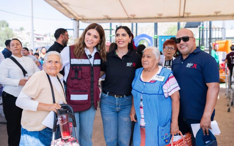 Llevan apoyos y servicios integrales a familias de la colonia Felipe Ángeles en Ciudad Juárez