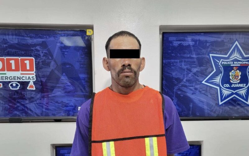 Detienen a hombre armado en la colonia Fraternidad Antorchista de Ciudad Juárez