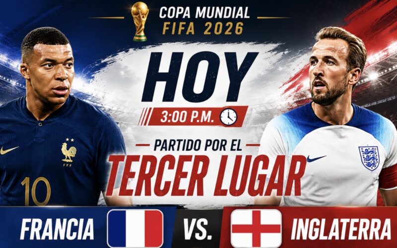 Francia e Inglaterra disputan hoy el tercer lugar del Mundial 2026