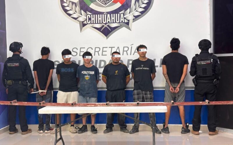SSPE detiene a seis presuntos traficantes de personas y rescata a dos migrantes en Ciudad Juárez