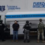 Asegura SSPE camión con diésel de presunta procedencia ilegal y detiene a un hombre en Ciudad Juárez