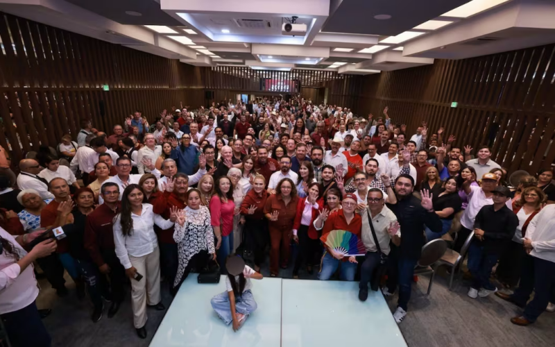 Cruz Pérez Cuéllar recibe respaldo de fundadores de Morena rumbo al proceso de 2027