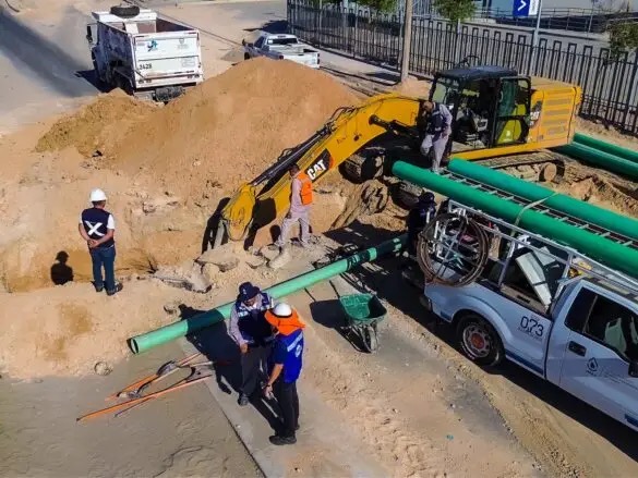 Concluye JMAS desvío del colector Talamás; queda listo el paso para construir nuevo puente