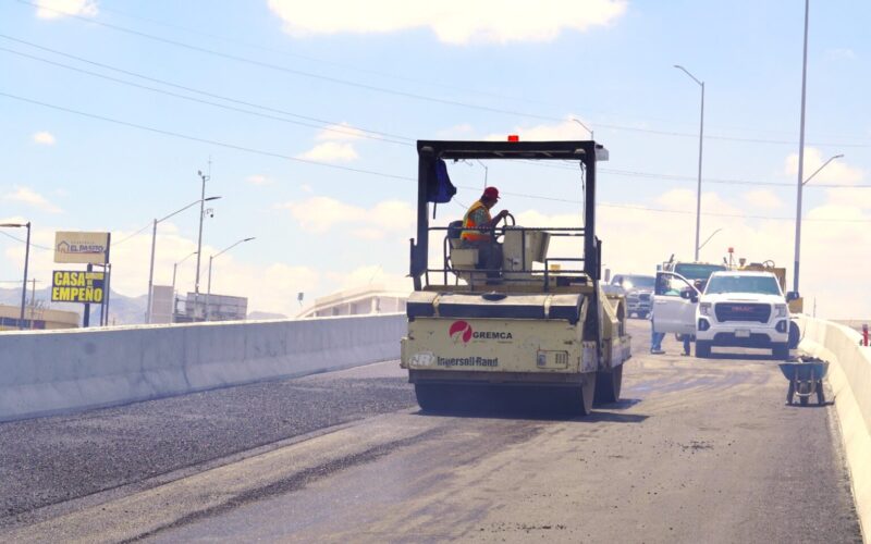 Paso Superior Los Nogales–Industrias entra en su etapa final de construcción