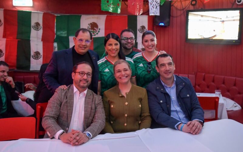 Maru Campos llega a Inglaterra para representar a Chihuahua en la Feria Aeroespacial Farnborough 2026