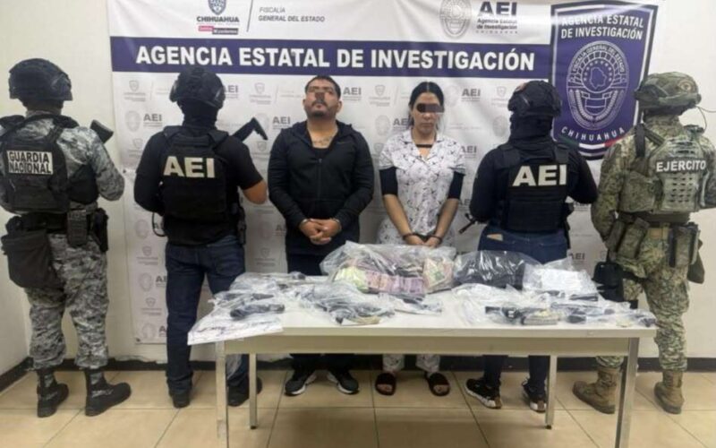 Aseguran Armas, Droga y Dinero Durante Cateo en Ciudad Juárez; Hay Dos Detenidos