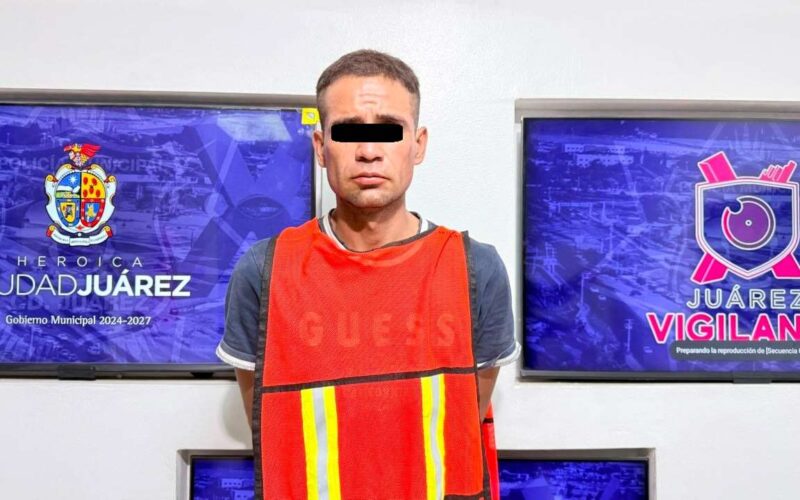 Detienen a Hombre por Presuntamente Dañar un Botón de Emergencia en Ciudad Juárez