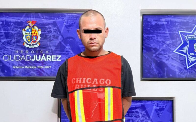 Detienen a Hombre con Cristal; Lo Investigan por Presuntos Asaltos Violentos a Tiendas en Juárez