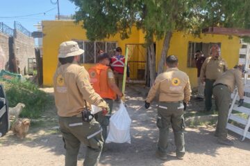 Apoyan a 14 Familias de Jiménez para Reparar Daños Ocasionados por las Lluvias