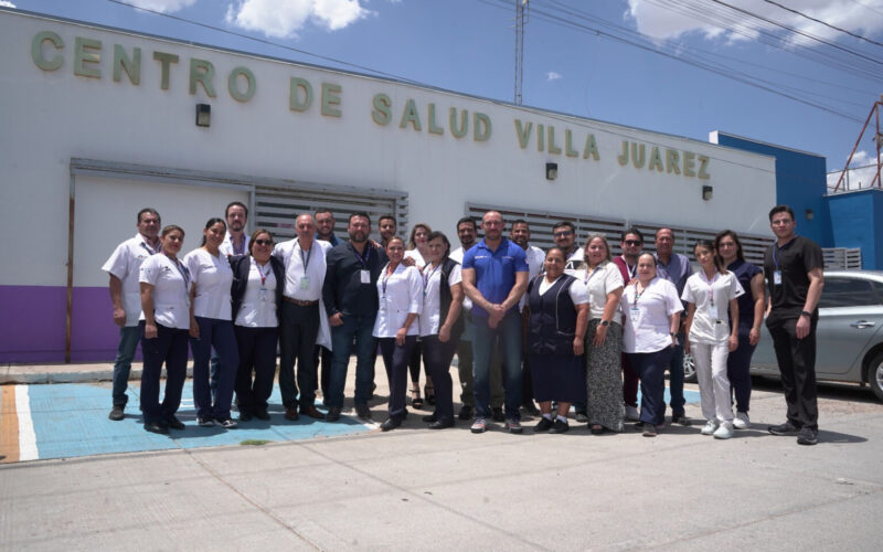 Supervisa Gilberto Baeza Centros de Salud de Chihuahua para Mejorar Atención y Abasto de Medicamentos
