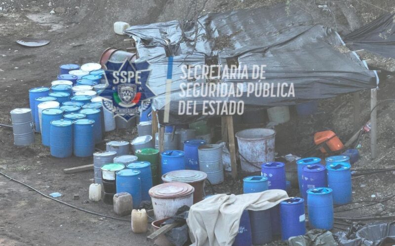Ubican Presunto Narcolaboratorio en la Sierra de Parral; Tendría Capacidad para Producir 100 Kilos de Droga al Día