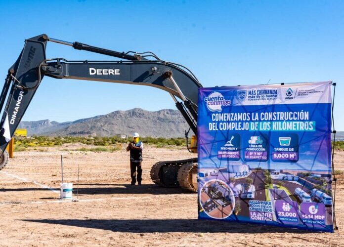 Arranca Obra de 44.6 Millones para Llevar Más Agua a 6 Mil 500 Familias de Los Kilómetros